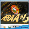 Outdoor advertising light box sign letter